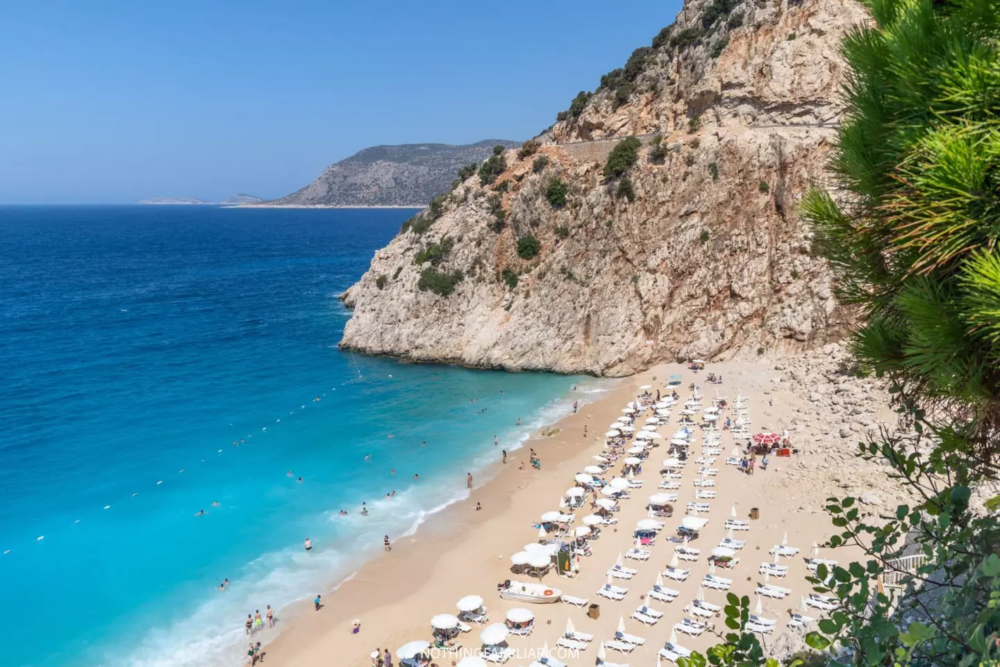 چگونه در آنتالیا از کاس به ساحل کاپوتاش برویم؟